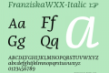 FranziskaWXX-Italic