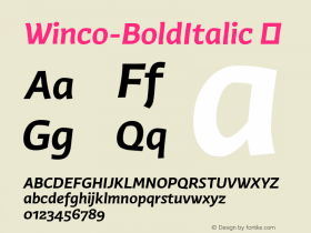 Winco-BoldItalic