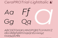 CeraPROTrial-LightItalic