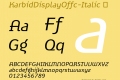 KarbidDisplayOffc-Italic