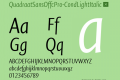 QuadraatSansOffcPro-CondLightItalic