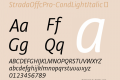 StradaOffcPro-CondLightItalic