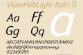 ViatoHebLight-Italic