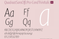 QuadraatSansOffcPro-CondThinItalic