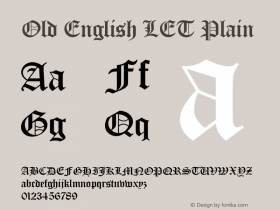 Old English LET