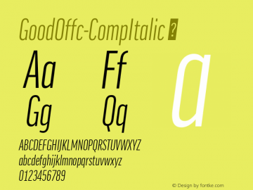 GoodOffc-CompItalic