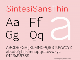SintesiSansThin