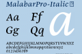 MalabarPro-Italic