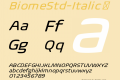 BiomeStd-Italic