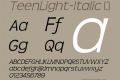 TeenLight-Italic