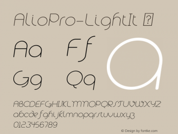 AlioPro-LightIt