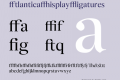 AtlanticaDisplayLigatures