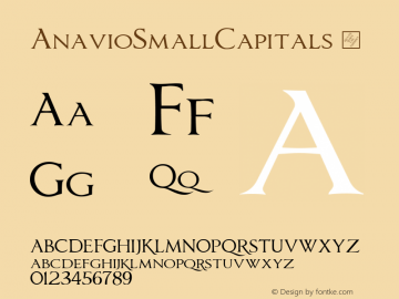 AnavioSmallCapitals