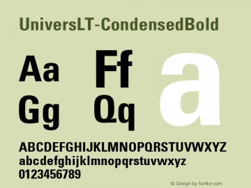 UniversLT-CondensedBold
