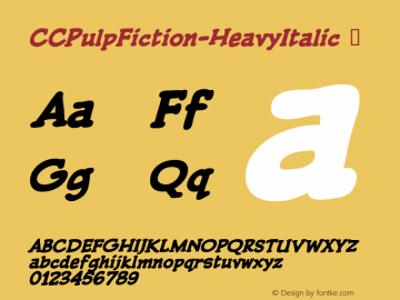 CCPulpFiction-HeavyItalic