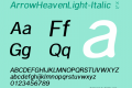 ArrowHeavenLight-Italic