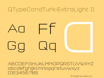 QTypeCondTurk-ExtraLight