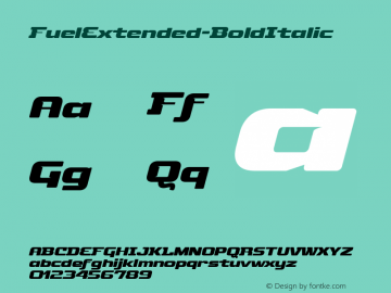FuelExtended-BoldItalic