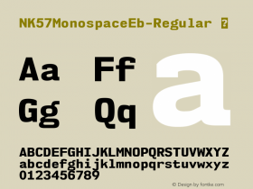 NK57MonospaceEb-Regular