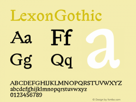 LexonGothic