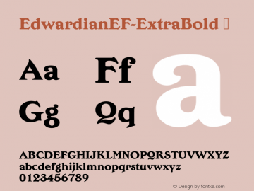 EdwardianEF-ExtraBold