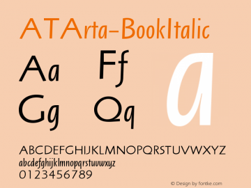 ATArta-BookItalic