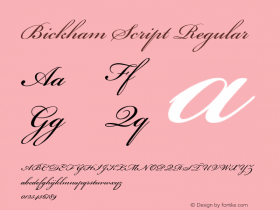 Bickham Script