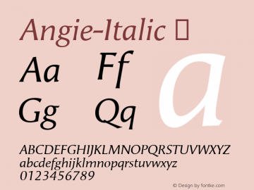 Angie-Italic