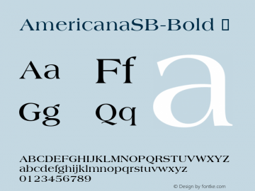 AmericanaSB-Bold