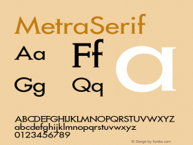 MetraSerif