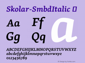 Skolar-SmbdItalic