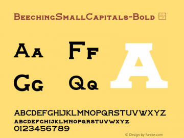 BeechingSmallCapitals-Bold