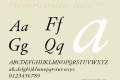 FlankerGaraldus-Italic