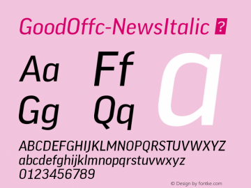 GoodOffc-NewsItalic