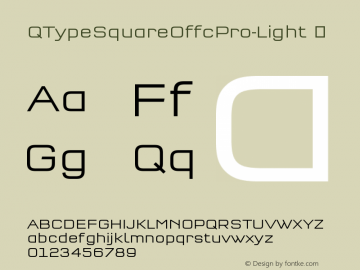 QTypeSquareOffcPro-Light