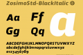 ZosimoStd-BlackItalic