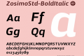 ZosimoStd-BoldItalic