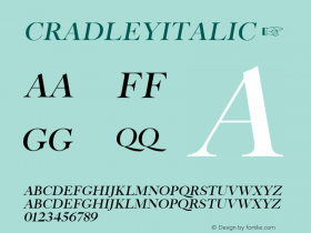 CradleyItalic