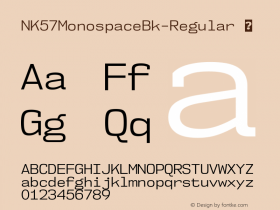 NK57MonospaceBk-Regular