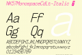 NK57MonospaceCdLt-Italic