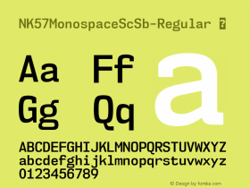 NK57MonospaceScSb-Regular