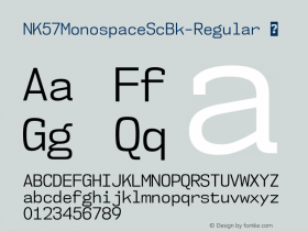 NK57MonospaceScBk-Regular