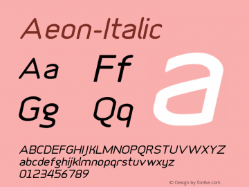 Aeon-Italic