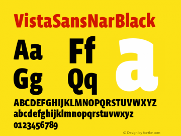 VistaSansNarBlack