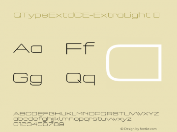 QTypeExtdCE-ExtraLight