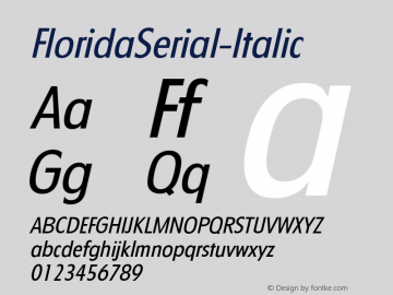 FloridaSerial-Italic