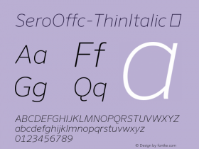 SeroOffc-ThinItalic