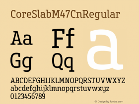 CoreSlabM47CnRegular