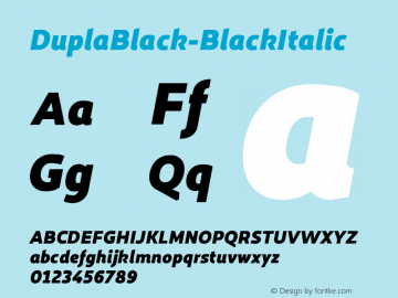 DuplaBlack-BlackItalic