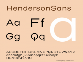 HendersonSans